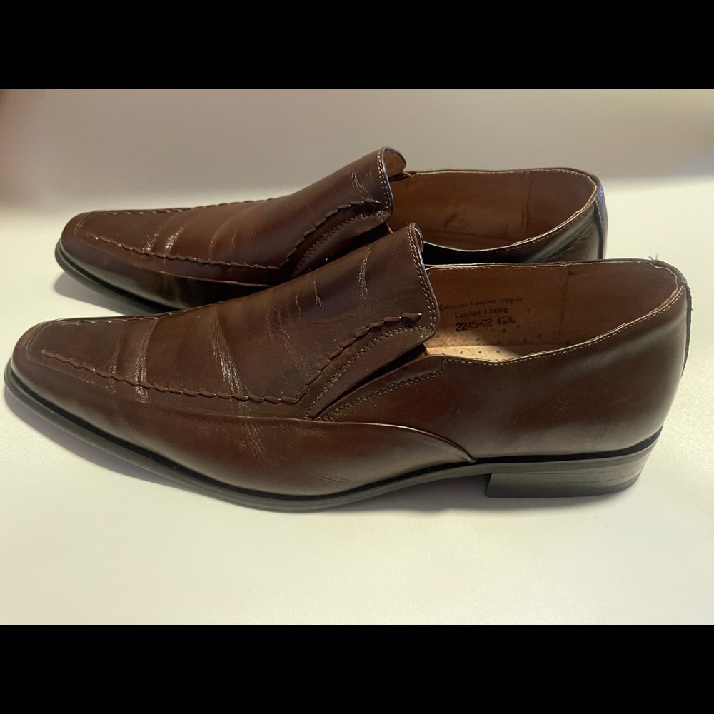 Fratelli select men’s leather chocolate dress shoes